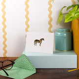 12 Notecards and Envelopes in Gift Box - Horse Design