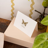 12 Notecards and Envelopes in Gift Box - “Just A Little Note” Butterfly Design