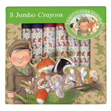 Percy The Park Keeper Set of 8 Jumbo Crayons for Children