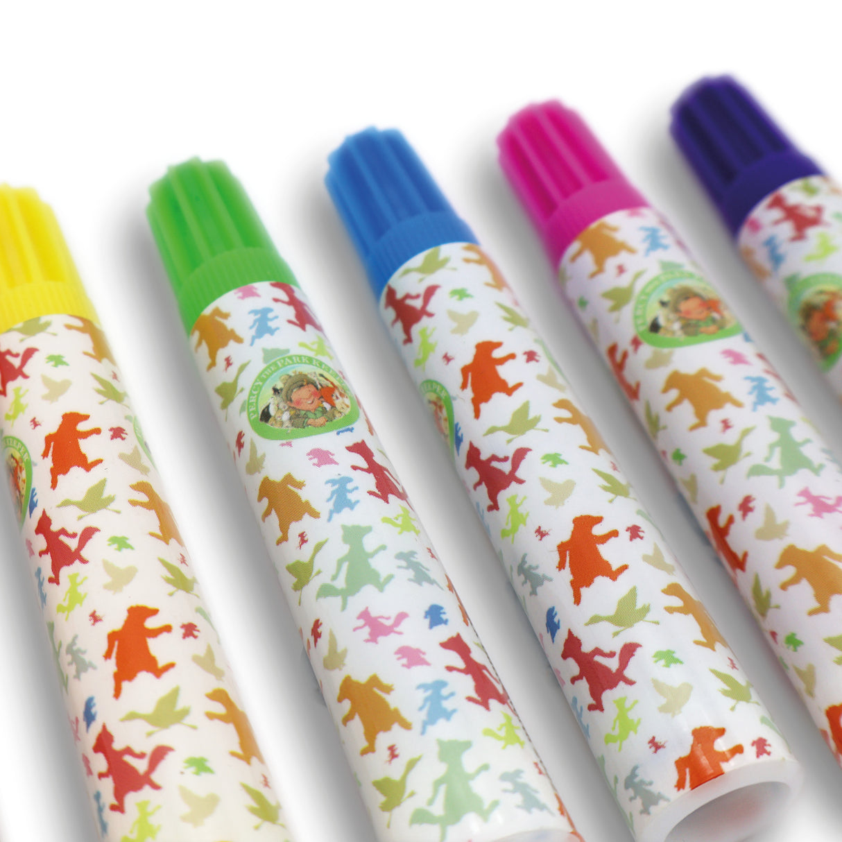 Percy The Park Keeper Set of 8 Jumbo Marker Pens for Children