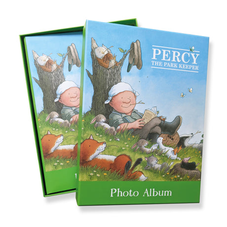 Percy The Park Keeper Portrait Photograph Album in Gift Box - Holds 100 Photographs