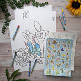 Beatrix Potter Children's Colouring Set - Includes Crayons and Stickers