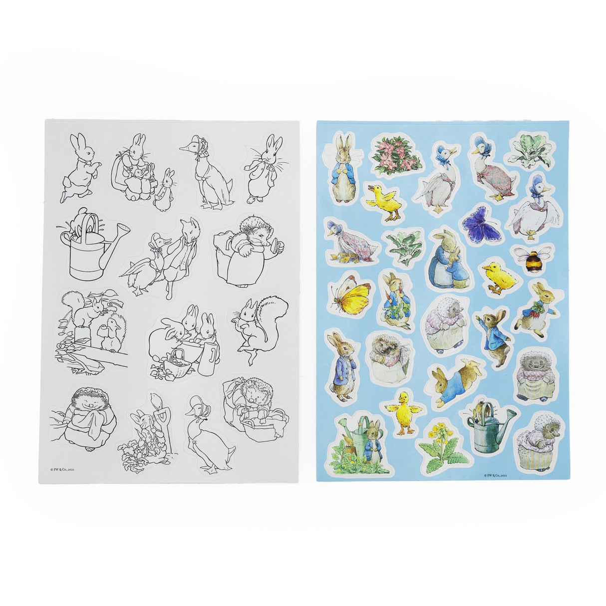 Beatrix Potter Children's Colouring Set - Includes Crayons and Stickers