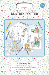 Beatrix Potter Children's Colouring Set - Includes Crayons and Stickers