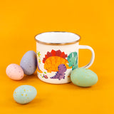 Dinosaurs Enamel Mug - Fun Prehistoric Design for Kids