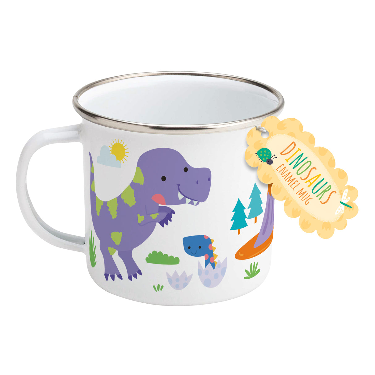 Dinosaurs Enamel Mug