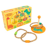Dinosaurs Children's Wooden Ring Toss Set - Fun For All The Family