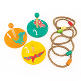 Dinosaurs Children's Wooden Ring Toss Set - Fun For All The Family