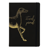 Premium B5 Lined Notebook Journal - Stand Proud Dog Design