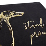 Premium B5 Lined Notebook Journal - Stand Proud Dog Design