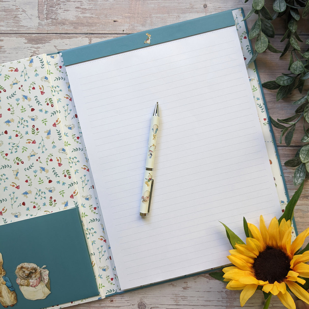 Beatrix Potter Clipboard Folder With Notepad