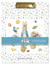 Beatrix Potter Clipboard Folder With Notepad