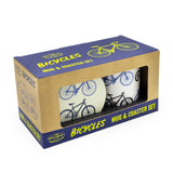 Gentleman’s Emporium Bicycles Mug and Coaster Set Gift Set