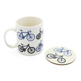 Gentleman’s Emporium Bicycles Mug and Coaster Set Gift Set