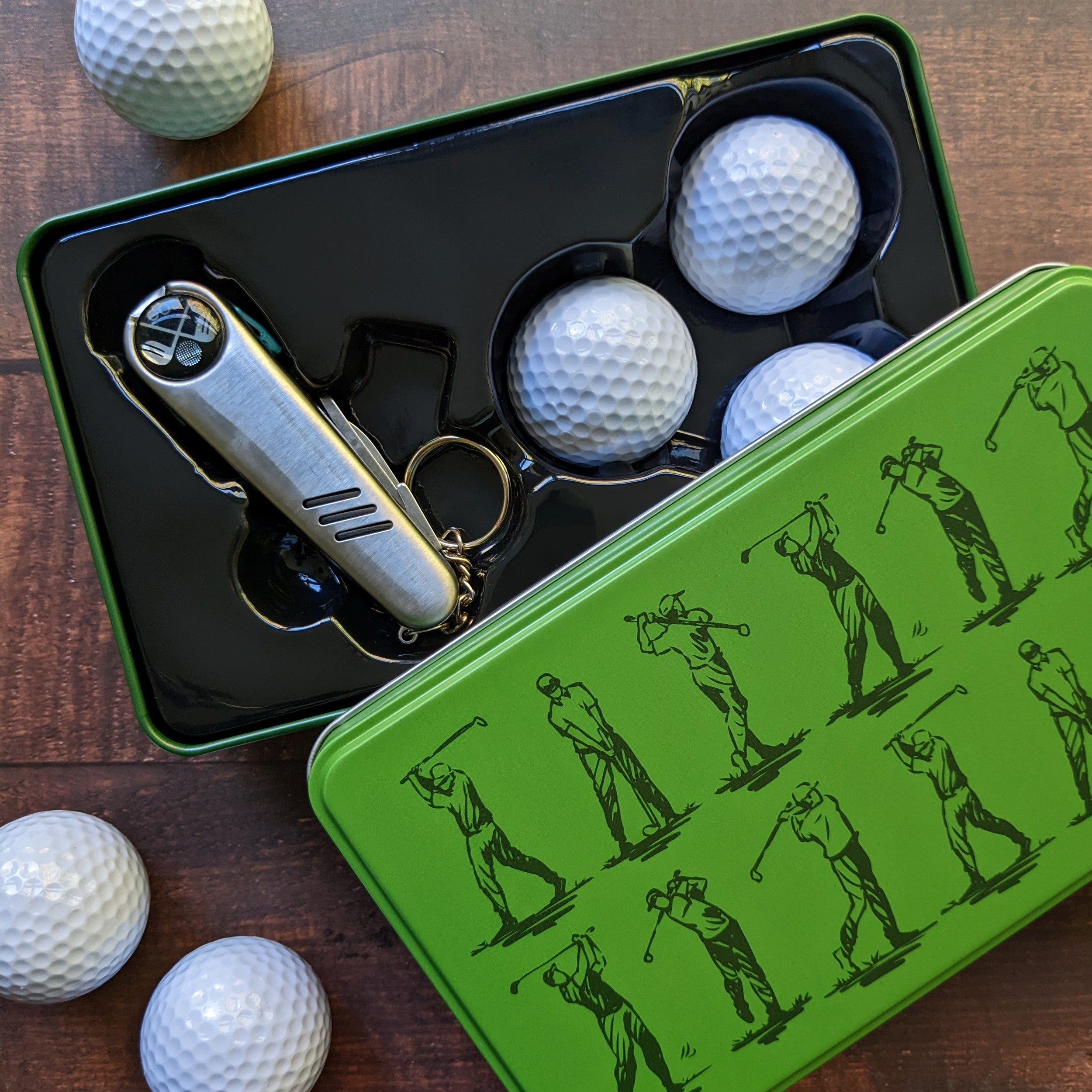 Gentleman's Emporium Golf Tin Set - Gift Set for Golf Enthusiasts