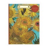 Van Gogh Sunflowers Clipboard Folder with A4 Notepad