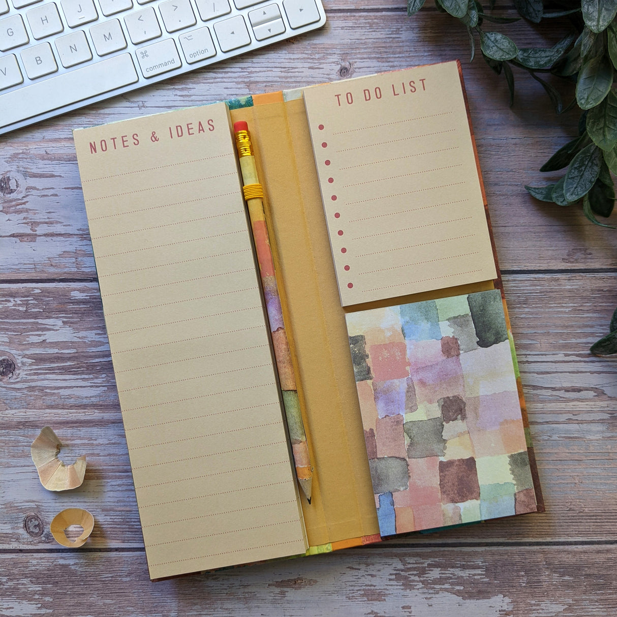 Paul Klee Tall Notepad & List Set With Pencil