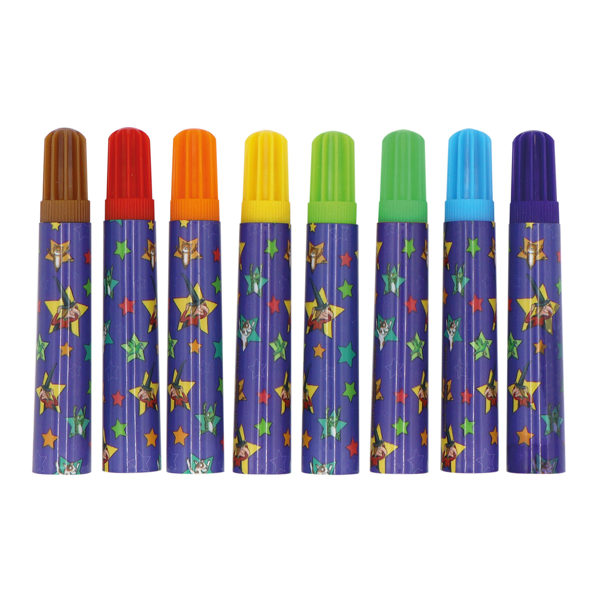 Room On The Broom Set of 8 Jumbo Marker Pens for Children