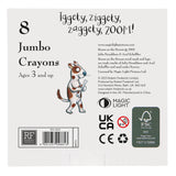 Room On The Broom Set of 8 Jumbo Crayons for Children