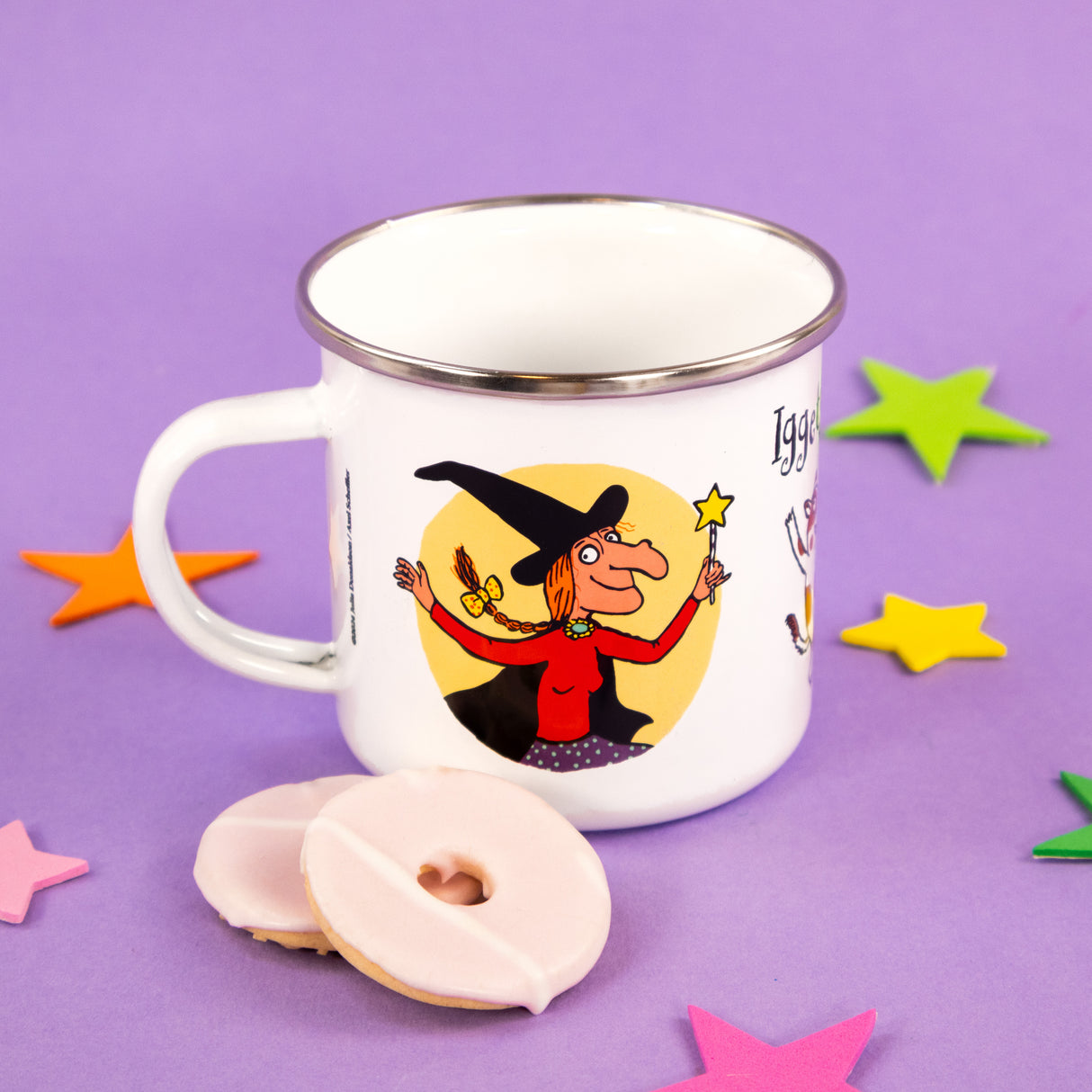 Room on the Broom Enamel Mug - Magical Character Design
