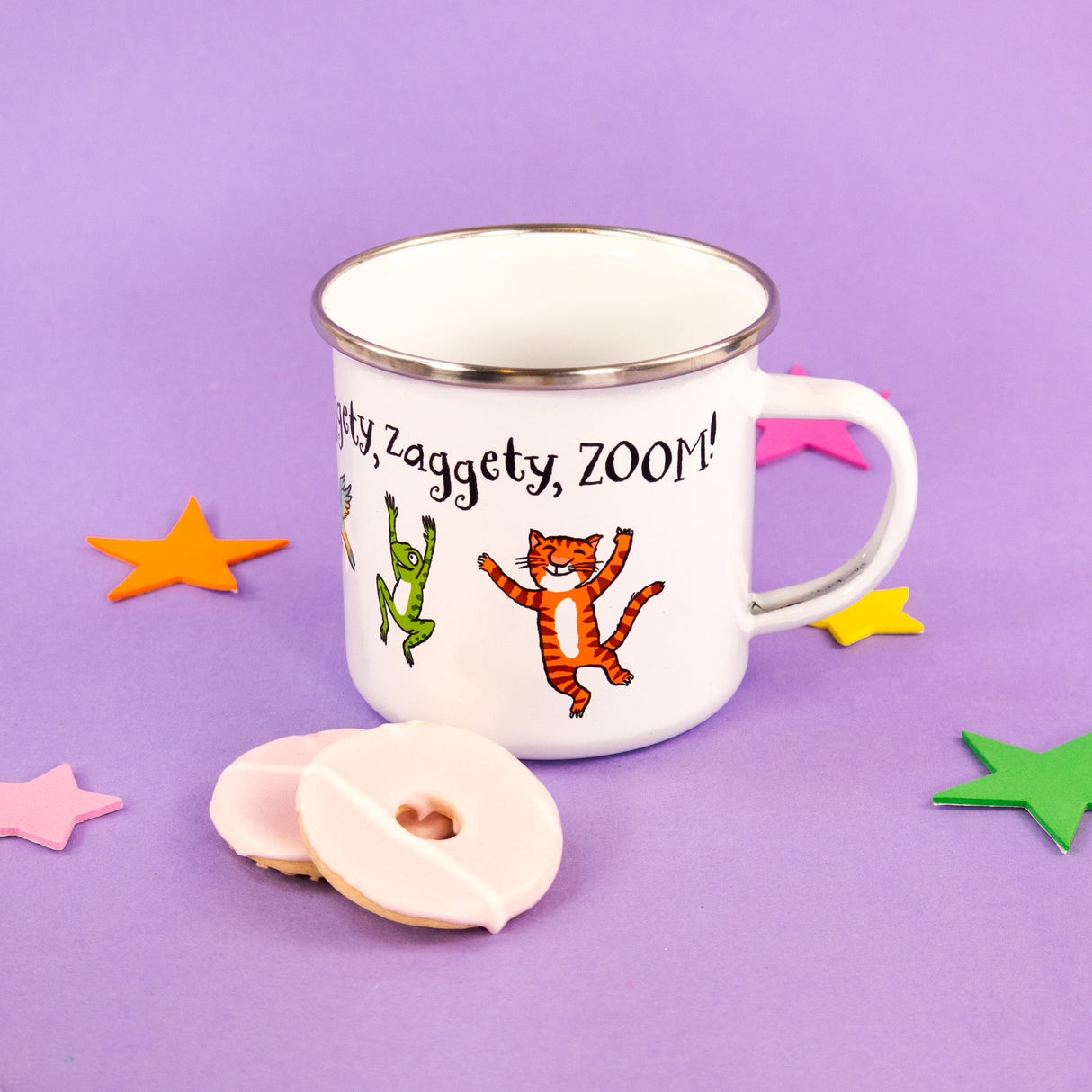 Room on the Broom Enamel Mug - Magical Character Design