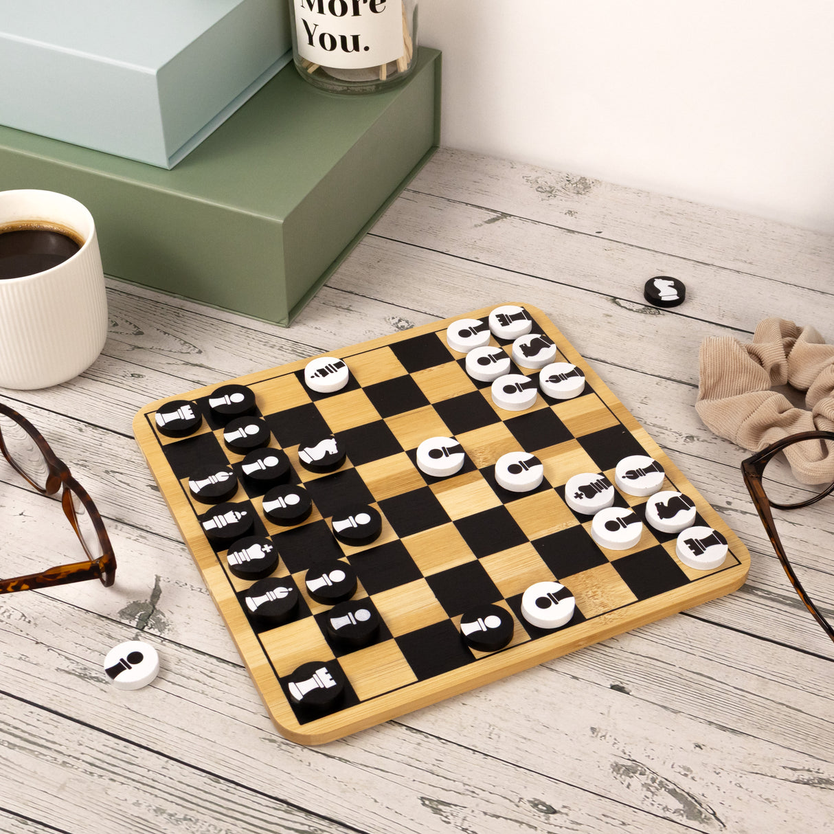 Bamboo Chess Set - Made Using Sustainable Materials