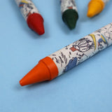 Paddington Jumbo Crayons – Set of 8 Chunky Wax Crayons for Kids – Colouring & Art Gift Set