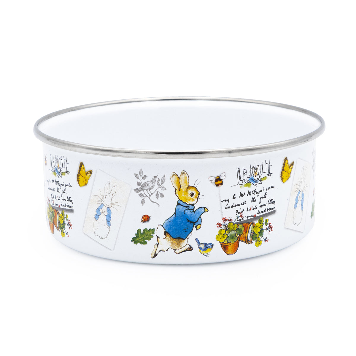 Peter Rabbit Enamel Bowl - Classic Beatrix Potter Design – Robert Frederick