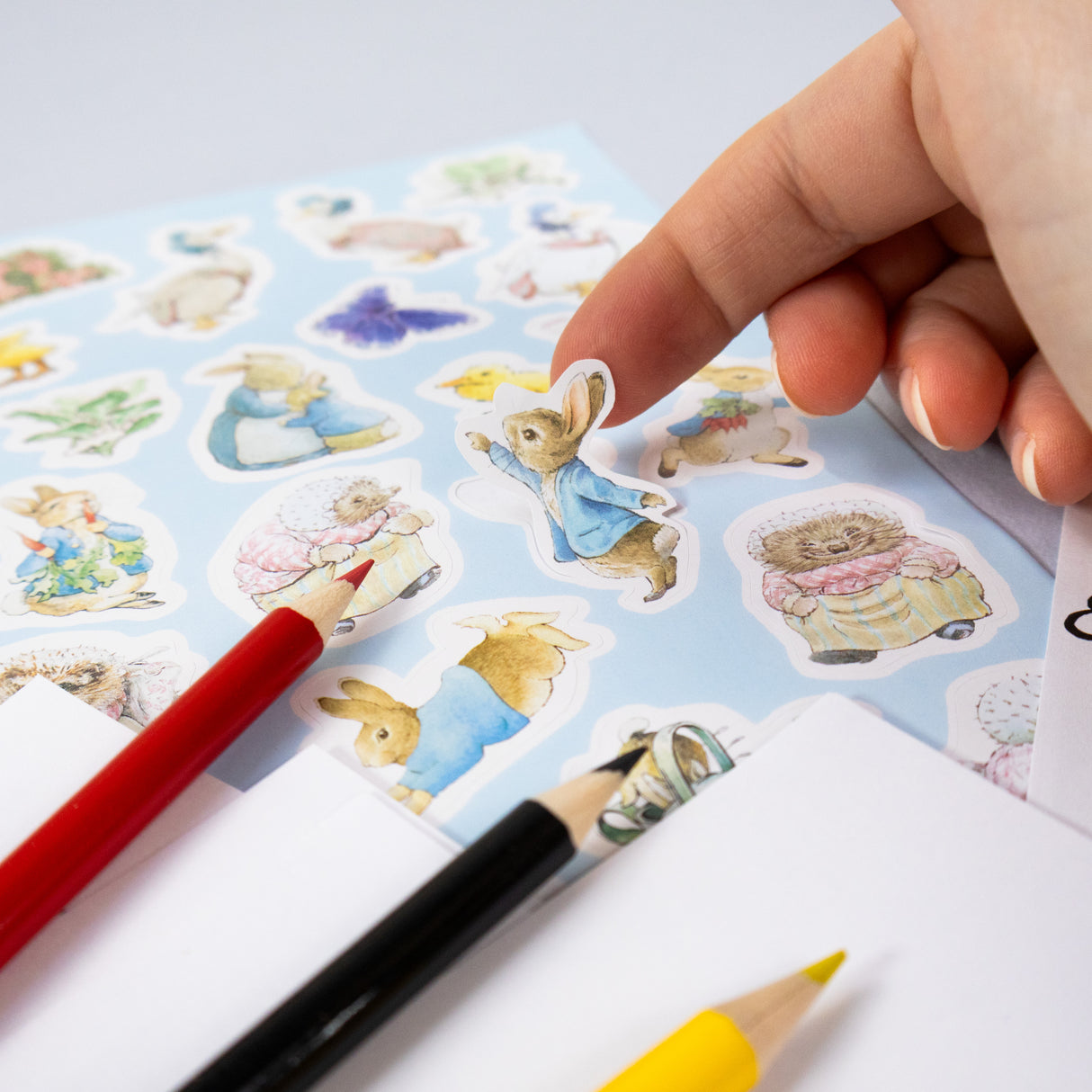 Peter Rabbit Children's Art Activity Wallet - With Sketchbook, Pencils and Stickers