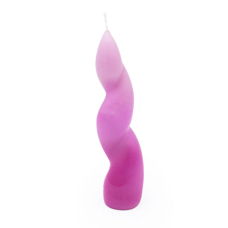 Elysian Twisted Design Table Candle In Gift Box