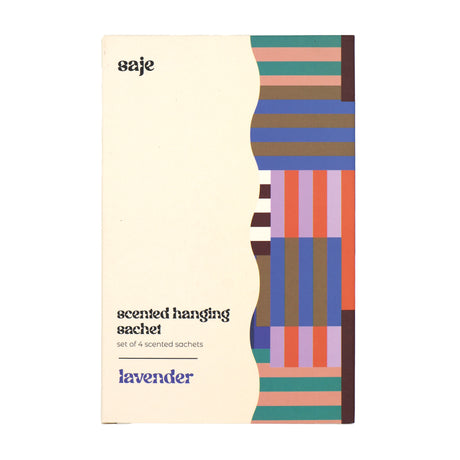 Saje Scented Hanging Sachet - Set of 4 Lavender