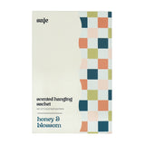 Saje Scented Hanging Sachet - Set of 4 Honey and Blossom - Chess Design