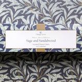 Orange Grove Scented Drawer Liner - Set of 5 Sage and Sandalwood - William Morris Leaves Design