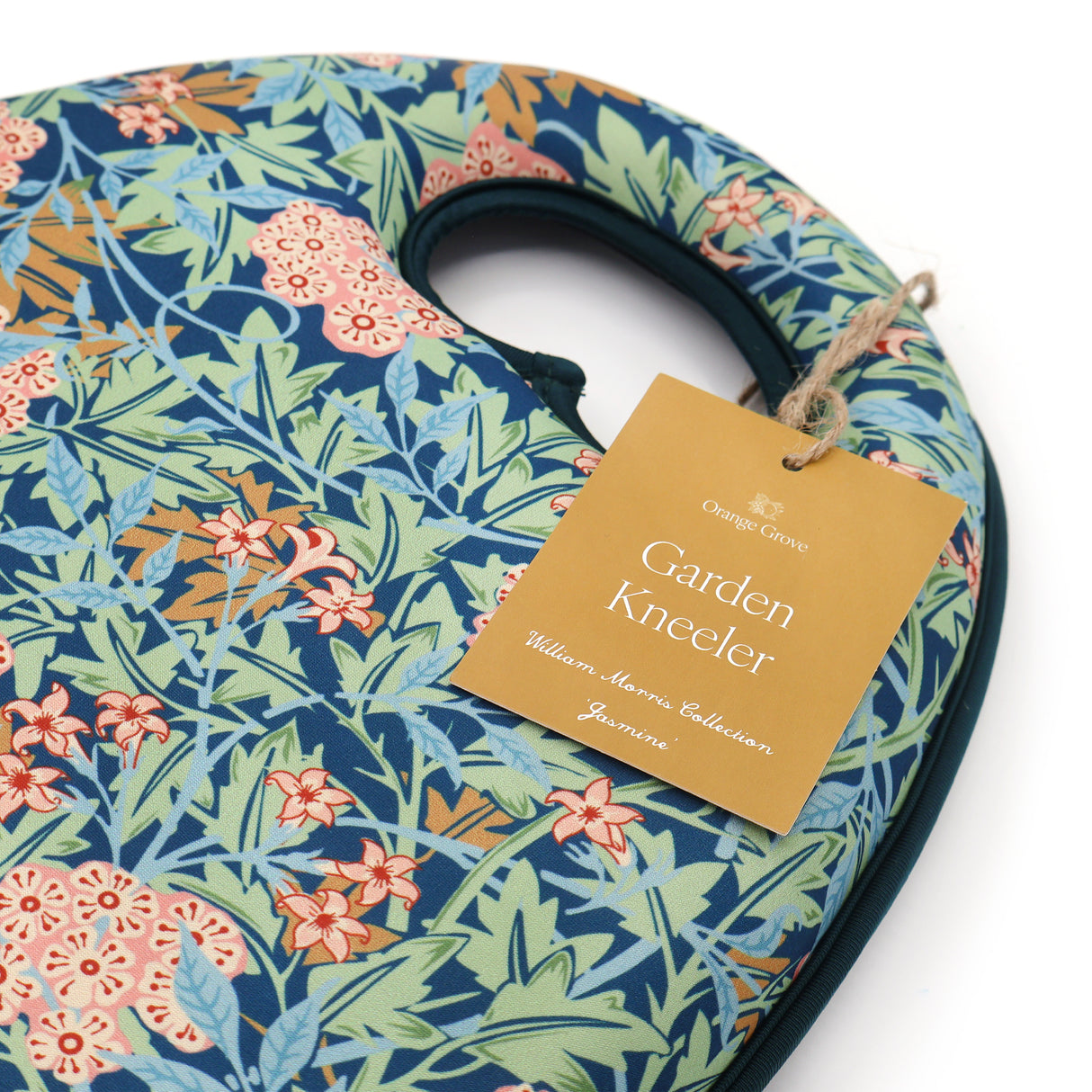 Orange Grove Garden Kneeler - William Morris Design - Padded Memory Foam