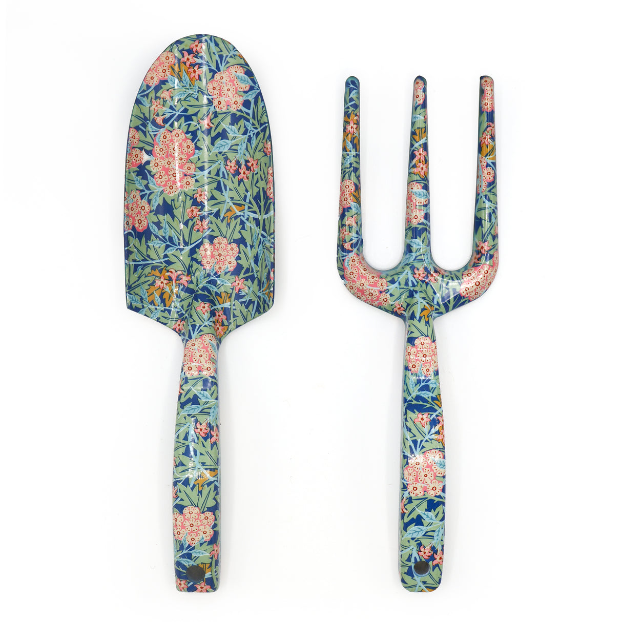 Orange Grove Fork and Trowel Garden Tool Set - William Morris Design