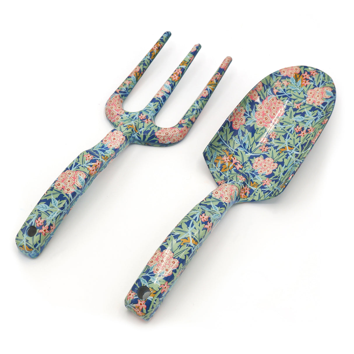 Orange Grove Fork and Trowel Garden Tool Set - William Morris Design