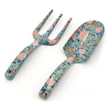 Orange Grove Fork and Trowel Garden Tool Set - William Morris Design