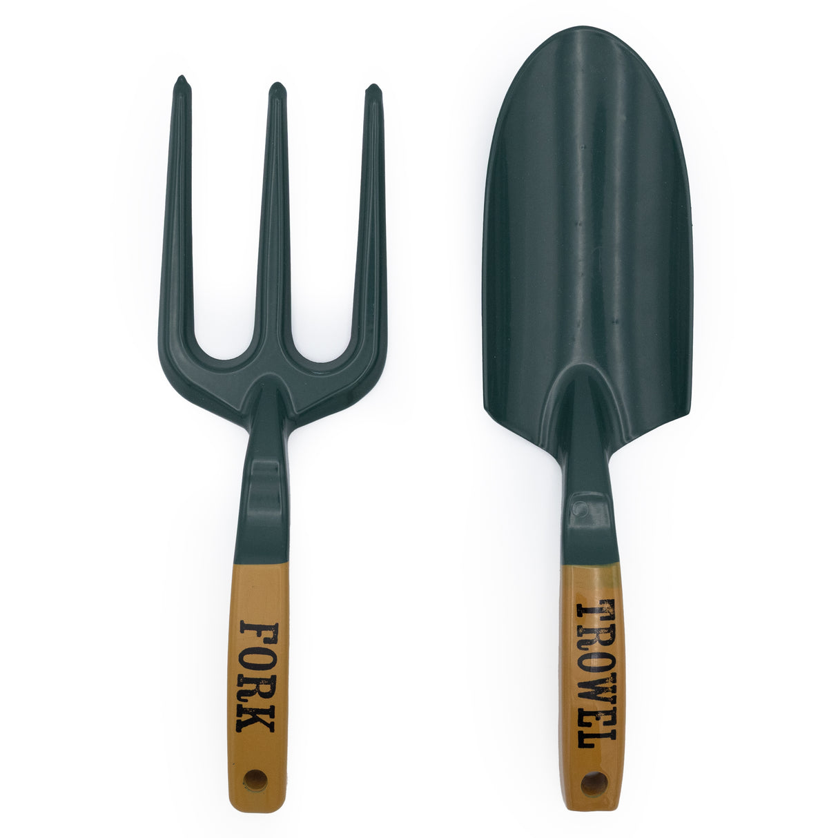 Orange Grove Fork and Trowel Garden Tool Set