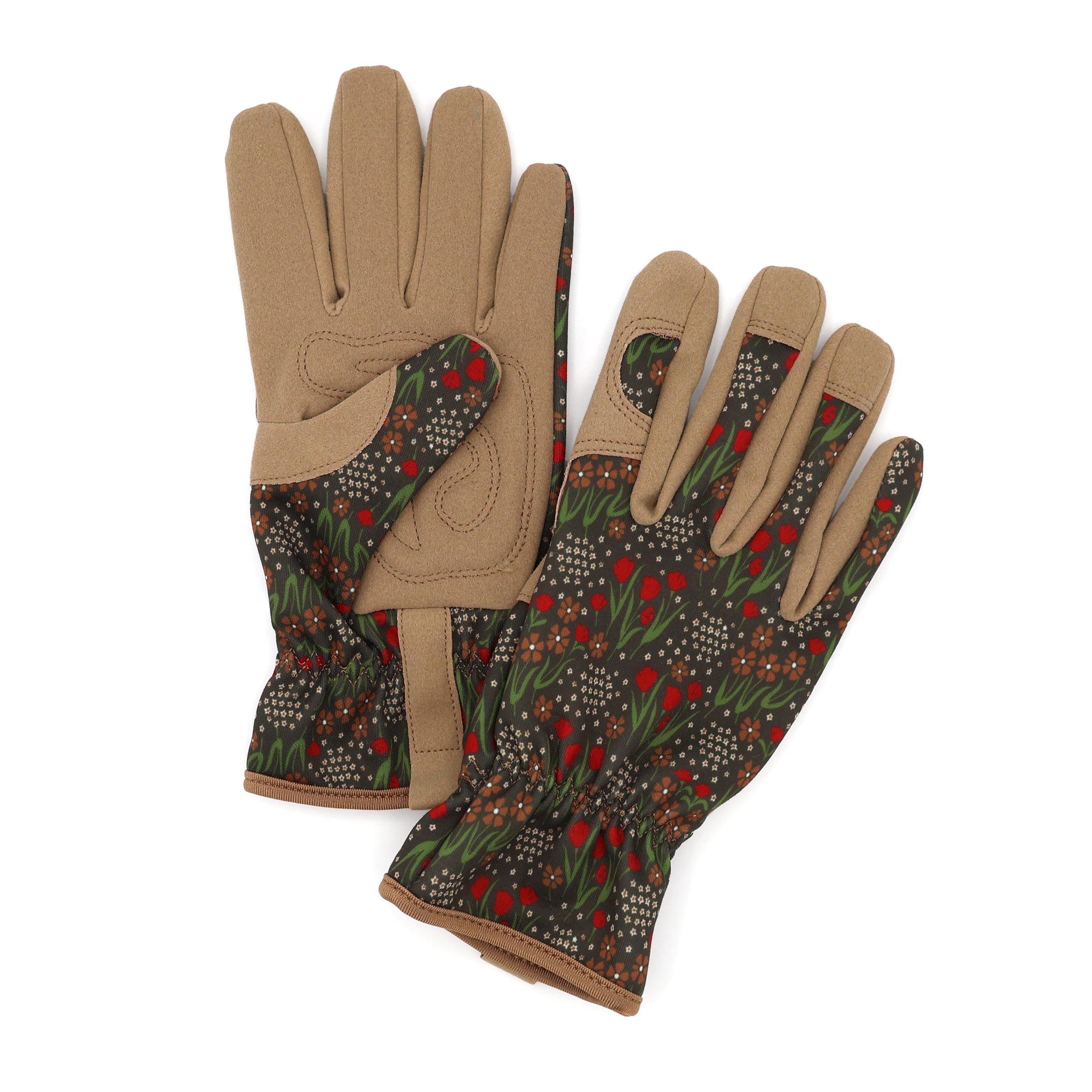 Willow and Belle Outdoor Gardening Gloves Women s One Size Padded with Elastic Cuffs
