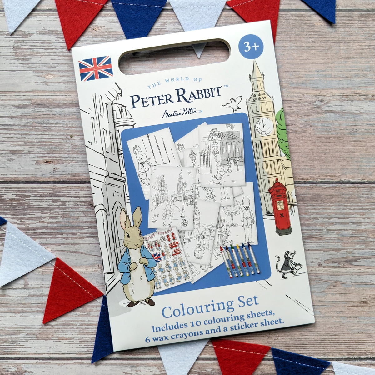 Peter Bot Colouring Peter Rabbit Children's Colouring Set With Crayons & Stickers – Robert ...