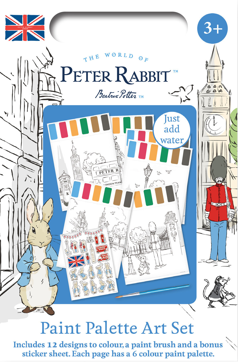 Peter Rabbit Paint Peter Rabbit Paint Palette Art Set - For Ages 3 to 8 Years – Robert ...