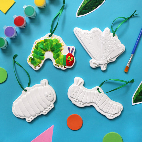 The Very Hungry Caterpillar Paint Your Own Hanging Decorations - Children's Craft Kit