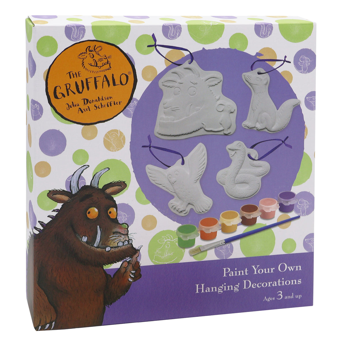 Robert Frederick Kit Jardinage Gruffalo - 3 Outils Métal - Pelle, Râteau, Truelle - Dès 3 Ans