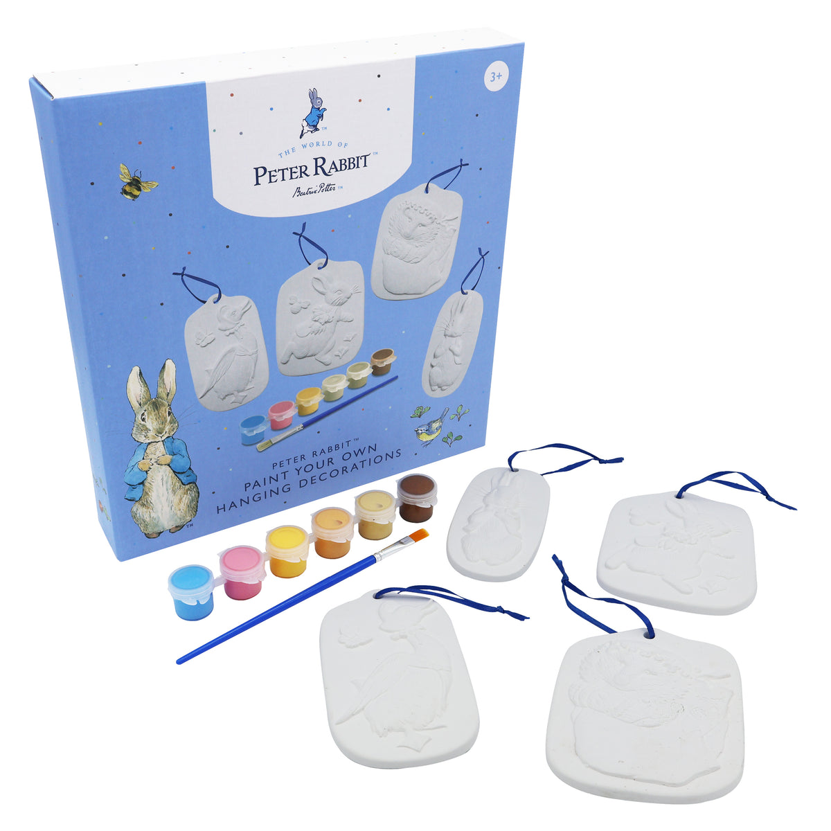 Peter Rabbit Paint Peter Rabbit Paint Your Own Hanging Decorations - Children's Craft Kit ...