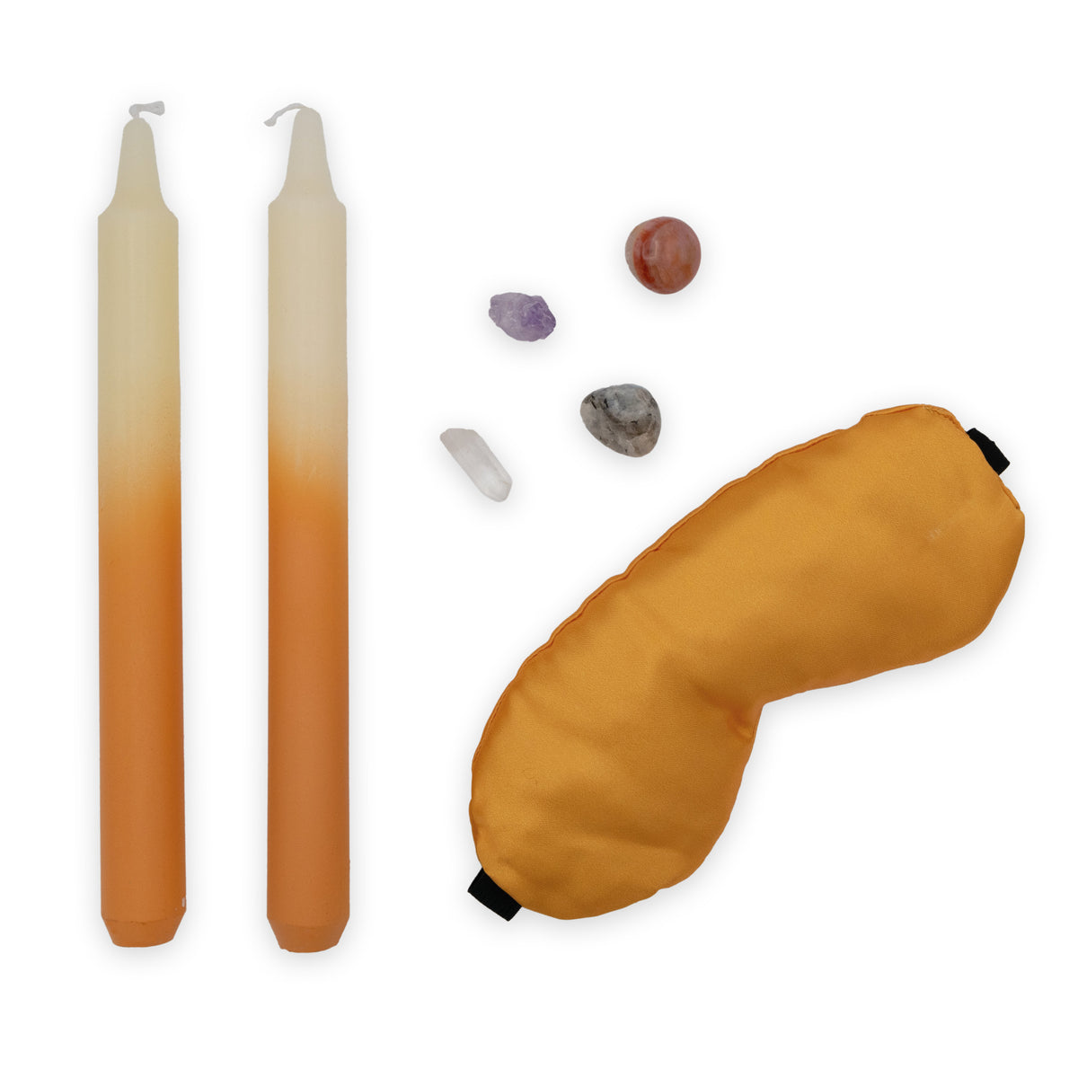 Candle Mask Saje Happy Candle, Crystal & Eye Mask Set - Includes Two Candles And F ...