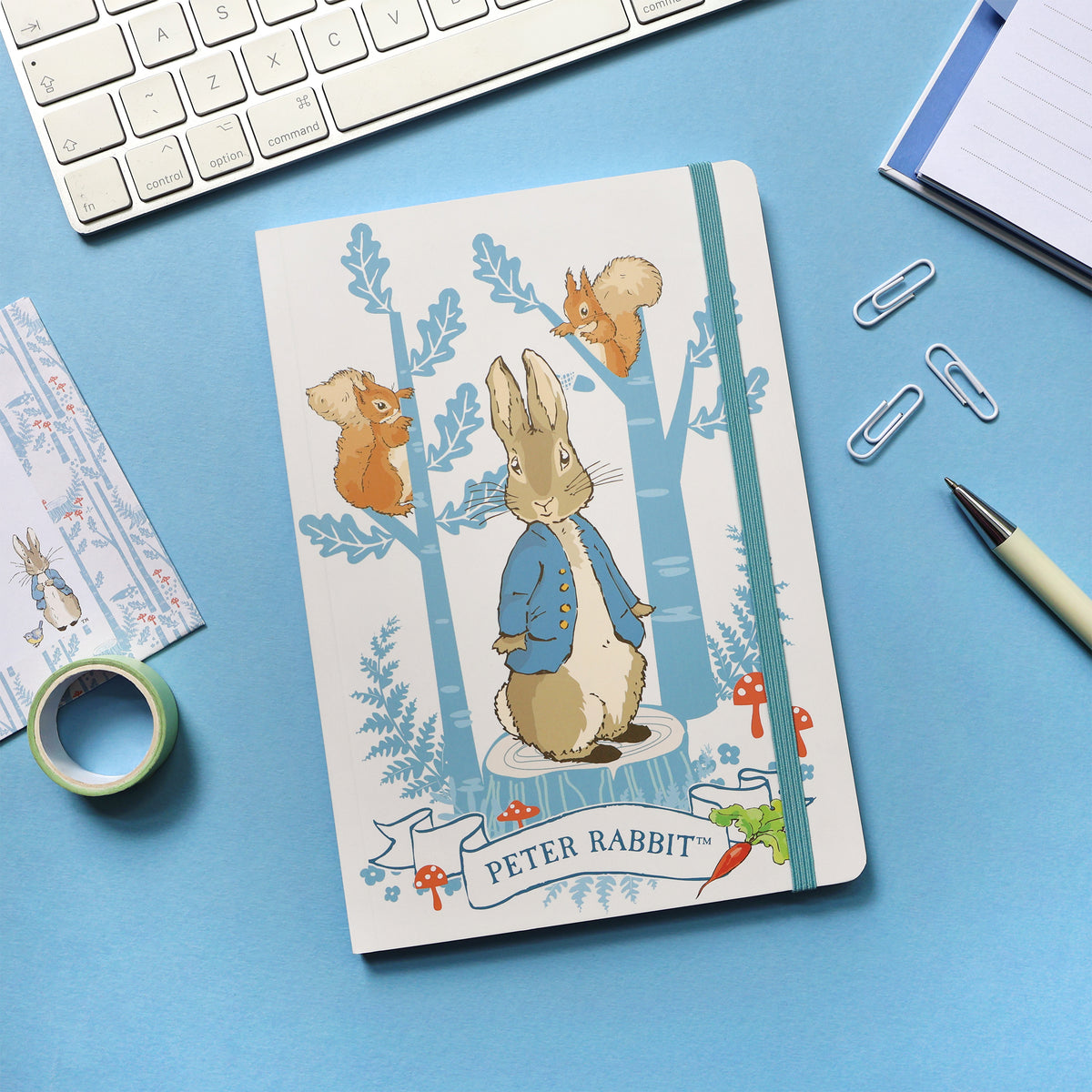 A5 Rabbit Peter Rabbit Notebook – A5 Forest Picnic Design – Robert Frederick