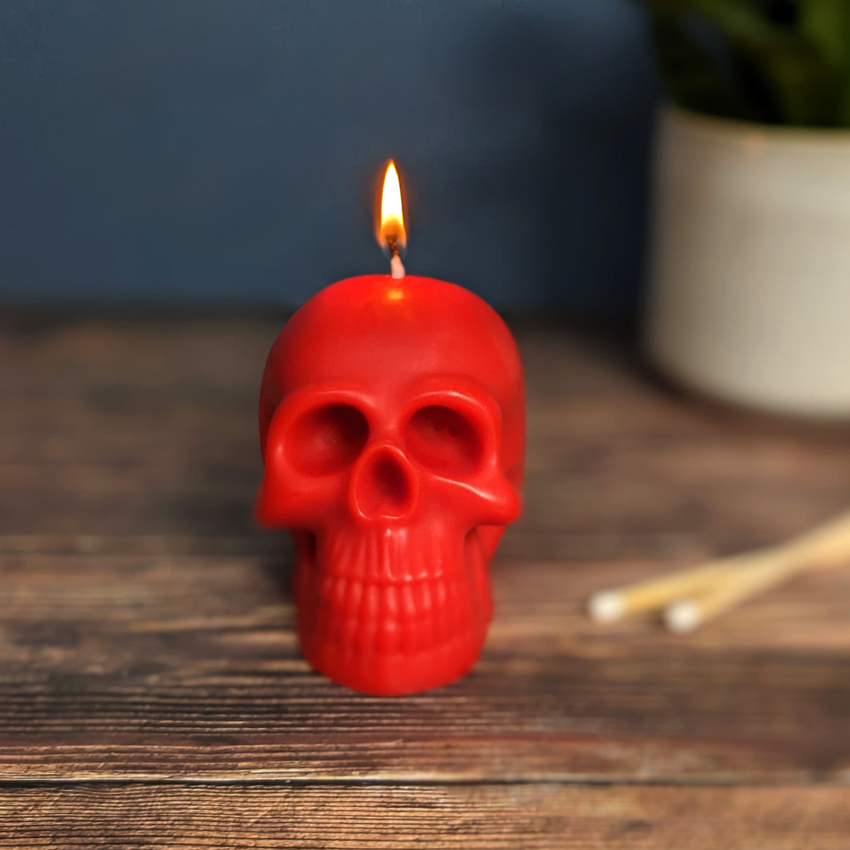 Scented Skull Soya Wax Candle - Halloween Candle