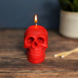 Scented Skull Soya Wax Candle - Halloween Candle