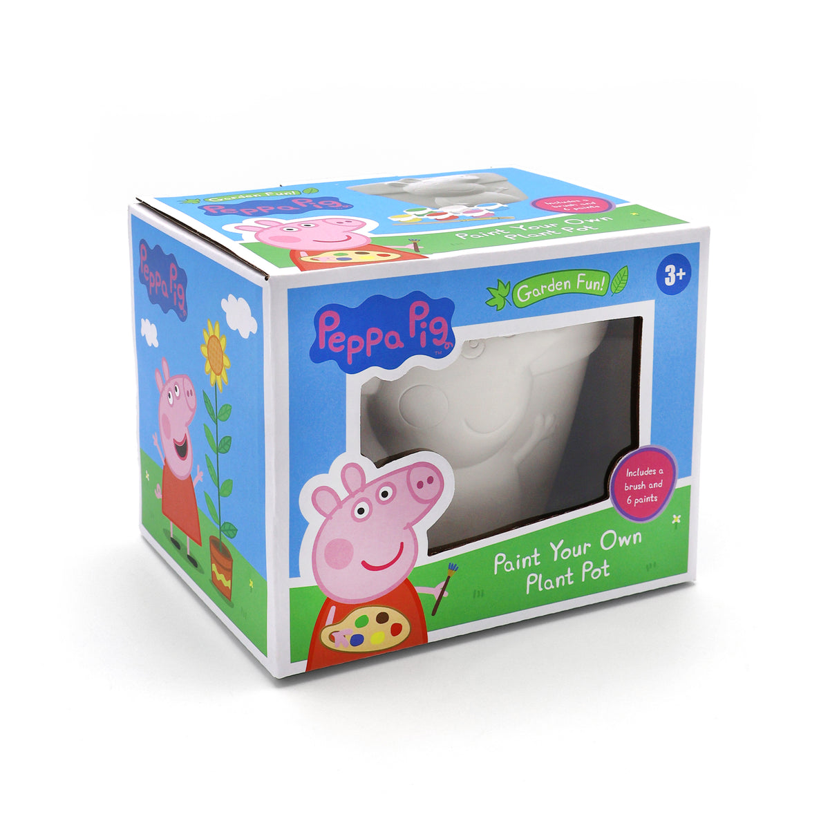 Peppa Pig Paint Your Own Plant Pot - Children's Craft Kit