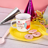 Peppa Pig Enamel Mug - Time To Party Design